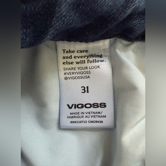 Vigoss “Jagger” Mid Rise Boot Cut Jeans With Trouser Hem Size 31 - Picture 12 of 15